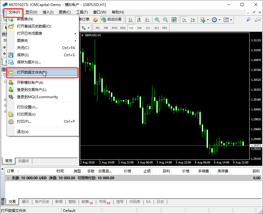 澳汇ausforex官网：在MT4平台安装自定义指标(1)